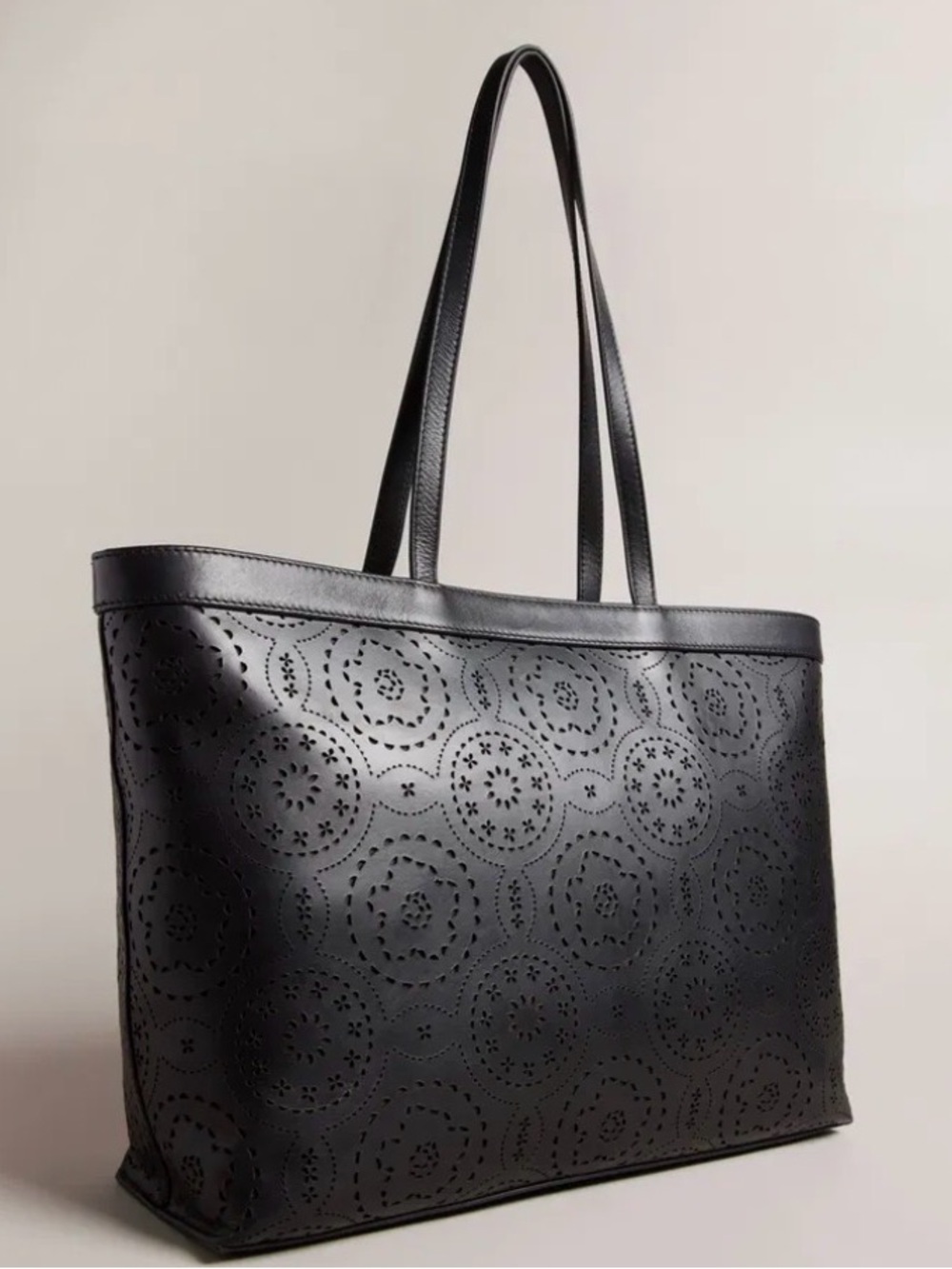Ted Baker Libetie Laser Cut Magnolia Leather Shopper Bag
